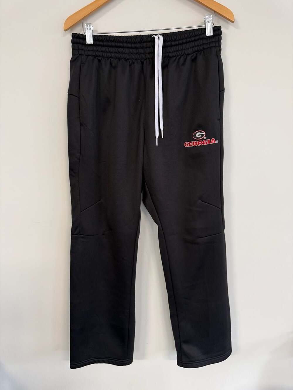 Gen2 Georgia Bulldogs Men's Large Embroidered Logo Black Joggers